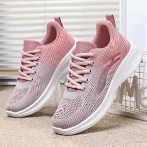 Women’s Trendy Fitness Sneakers Autumn Casual Running Shoes with Breathable Style New Stocks