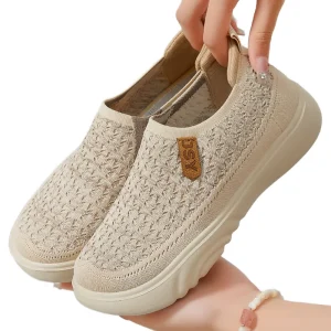 Women’s Trendy Fitness Sneakers Fashionable Casual Court Sneakers for Autumn Breathable Disposable for Walking Running Other