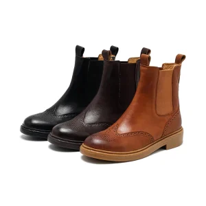 Women’s Two-Tone Toe Elastic Calf Boots Rubber Outsole Light Winter Spring Comfort Breathable