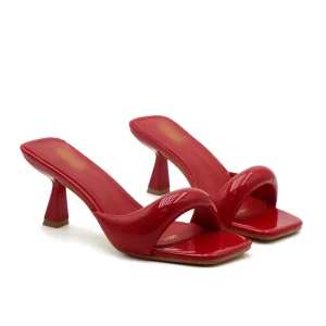 Women’s Versatile Sexy Open Toe Stiletto Slippers New Fashion Trend Heeled Sandals with Slip On Closure Type