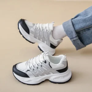 Women’s Walking Jogging Shoes Fashion Street Thick Bottom Shoes