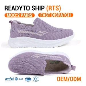 Women’s Walking Sneakers Lightweight Breathable Running Shoes Cushioned EVA Sole All Day Comfort Lace Up Sport Casual Flats OEM