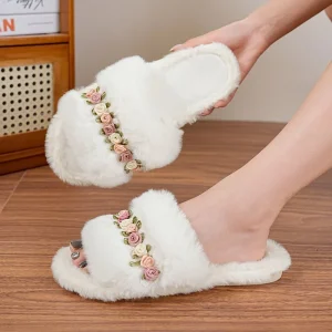Women’s Warm Autumn Winter Faux Fur Soft Sole Anti Slip Lightweight Fashion Trend