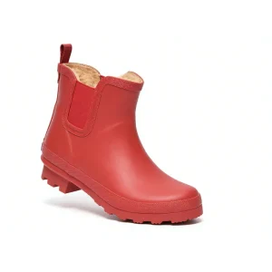 Women’s Waterproof Anti-Slip Round Toe Ankle & Bootie Rain Boots with CE Certificate