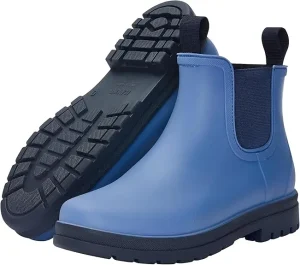 Women’s Waterproof Breathable Anti Static Thermal Ankle Rain Boots Height Increasing Quick Drying Cold Water Resistance