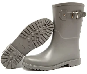 Women’s Waterproof PVC Boots with Heels Light Weight for Summer Winter and Autumn Seasons