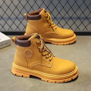 Women’s Waterproof and Anti Slip Hiking Boots Sports Casual Shoes for Autumn Winter Height Increasing