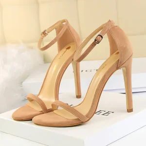 Women’s Wedding Closed Toe High Heel Pump Shoes Summer Outdoor Rubber Outsole Anti Slippery