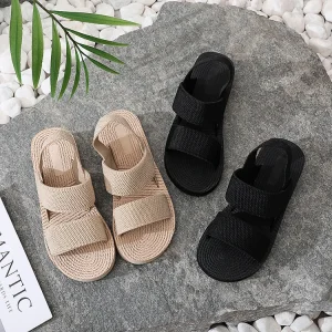 Women’s Wedge Sandals Outdoor Casual Open Toe Slippers EVA Upper Outsole Directly Supplied
