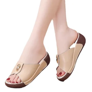 Women’s Wedge Sandals Platform PU Breathable Waterproof and Lightweight Summer Spring Outdoor Daily