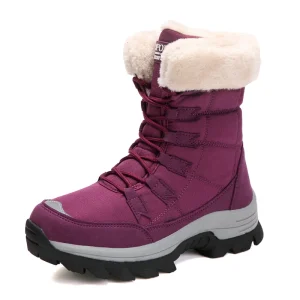 Women’s Winter Boots Versatile Soft Breathable Waterproof Warm Snow Boots