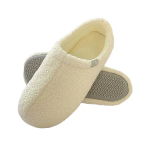 Women’s Winter Loafer Slippers with Memory Foam Insole Fuzzy Curly Rabbit Fur and Polar Fleece Lining Anti Slip and Breathable