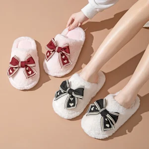 Women’s Winter Plush Upper Soft PVC Outsole Comfortable Warm