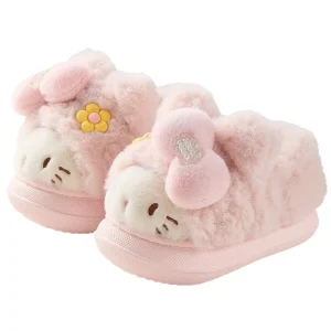 Women’s Winter Warm Cotton Slippers Cozy Plush Lining Non-slip Sole Lightweight Indoor House Shoes