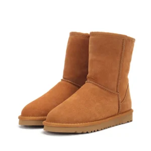 Women’s Winter Waterproof Snow Boots Velvet Padded Middle Tube Design