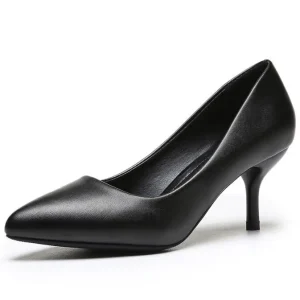 Work Shoes Women’s Professional Shoes Women’s Spring Black Simple Shallow Mouth Formal Women’s Shoes