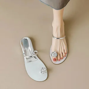 Xinzirain Custom New Flip Flop Flat Shoes Open Toe Height Increasing Women Summer Flat Slipper Sandals