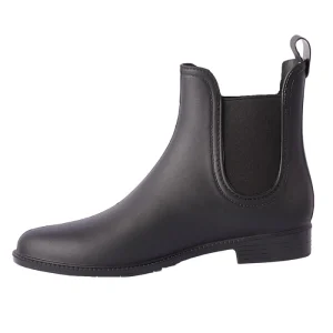 YL-25363 OEM and ODM Customized Black Anti-slip PVC Ankle Waterproof Women’s Rain Boots for Ladies