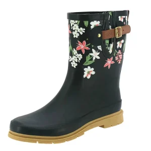 YL311 Fashion Comfortable High Quality Outdoor Waterproof Women’s Rubber Rain Boots for Ladies