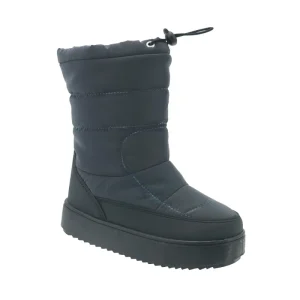 YL582 Faux Fur Grey Mid Calf Thermal Warm Women’s Winter Shoes Snow Boots for Ladies