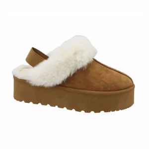 YL594 Customized Indoor Warm Soft Fur Women’s Winter Slippers for Home