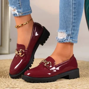YSJ Y0 Women’s Casual Shoe Girl School Shoe Boat Shoe Dress Shoe Women’s Walking Shoe Leather Formal Shoe for Ladies