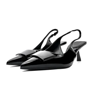 ZAZB New Design Formal Women’s High Heel Sandals Wedding Dress Women’s Lacquer Leather High Heel Shoes Women’s