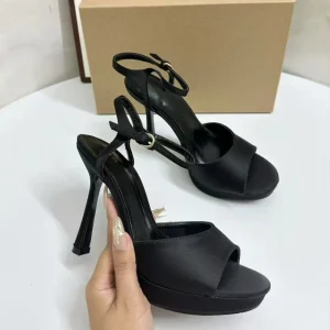women’s New High Heels Stiletto Round Head Casual Style Height Sexy Party Shoes For Spring Summer Open Outdoor Sandals